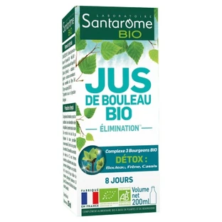Santarome Bio Jus de Bouleau Bio Élimination 200 ml