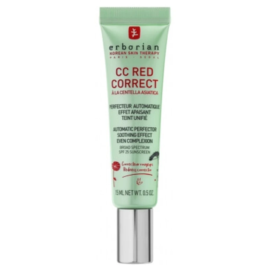 Erborian CC Red Correct con centella asiática, 15 ml