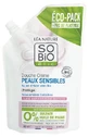 Léa Nature SO BIO étic Shower Cream for Sensitive Skin, Organic Eco-Refill, 650 ml