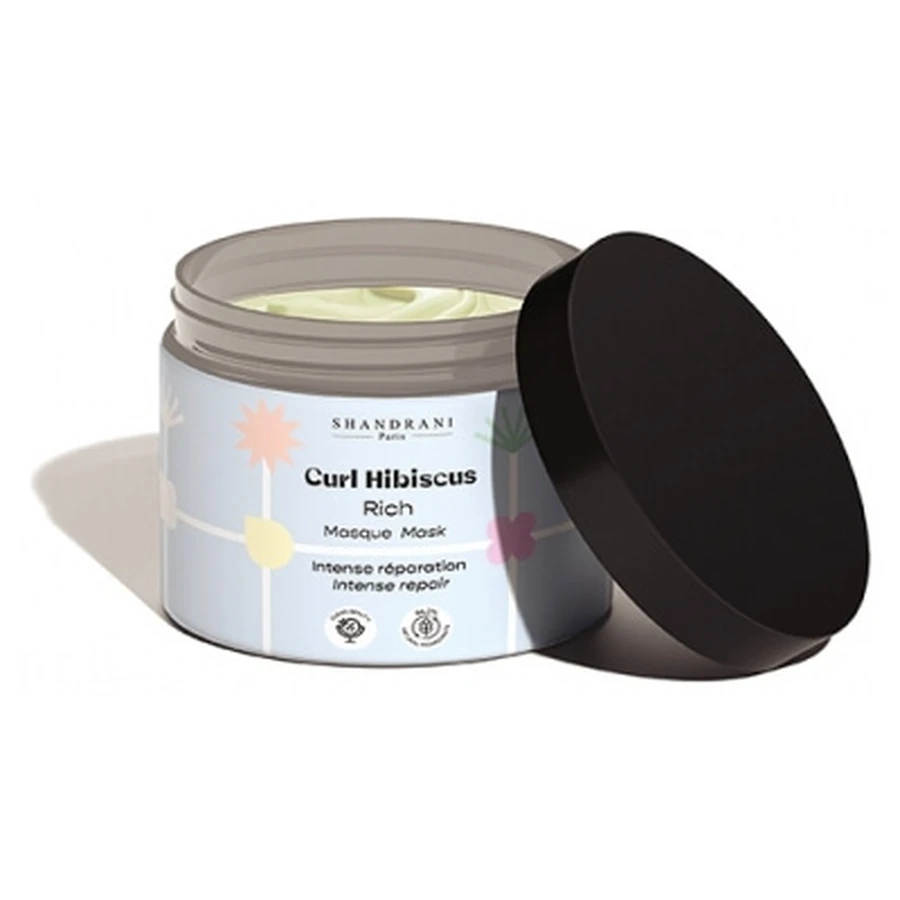 Mascarilla reparadora intensa y nutritiva «Curl Hibiscus» de Shandrani