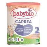 Babybio Caprea 2 Ziegenmilchnahrung für Säuglinge im Alter von 6 bis 12 Monaten, Bio, 400 g