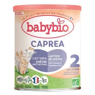 Babybio Caprea 2 Goat Milk Formula for 6- to 12-Month-Olds, Organic, 400 g