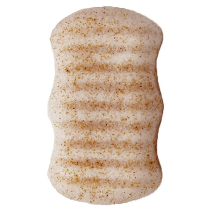Esponja corporal Konjac 2 en 1 de Lady Green con trocitos de nuez