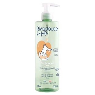 Rivadouce Les Loupiots 3-in-1 douchegel "Chapeau l'Abricot" 400 ml