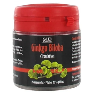 S.I.D Nutrition Circulation Ginkgo Biloba, 30 cápsulas