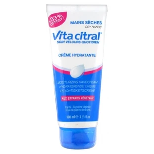 Vita Citral Crème Hydratante Mains Sèches 100 ml + 33% Offert