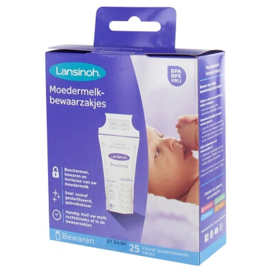 Lansinoh 25 opbergzakjes voor moedermelk