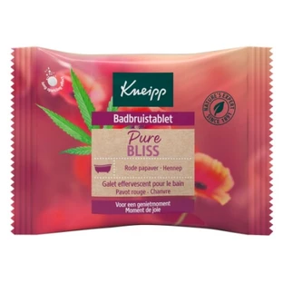 Kneipp Pure Bliss Effervescent Bath Tablet: Red Poppy - Hemp, 1 Tablet