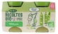 Blédina Les Récoltes Bio: guisantes ecológicos, para bebés de 4 a 6 meses en adelante, 2 tarros