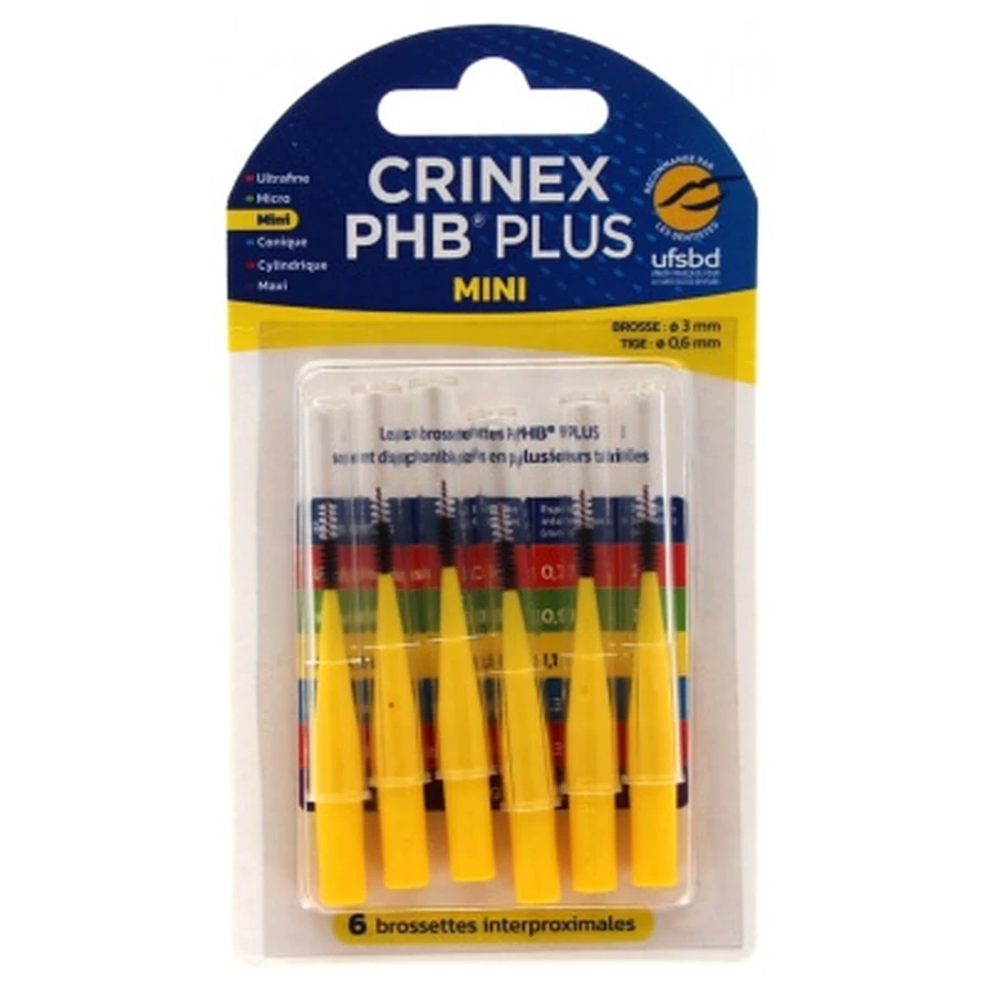 Crinex Phb Plus Mini 1.1, 6 Interproximal Brush Heads