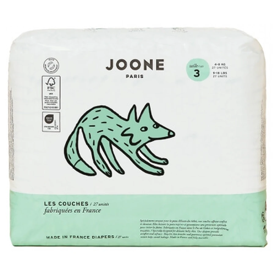 Joone Diapers, Size 3 (4–8 kg), 27 Count