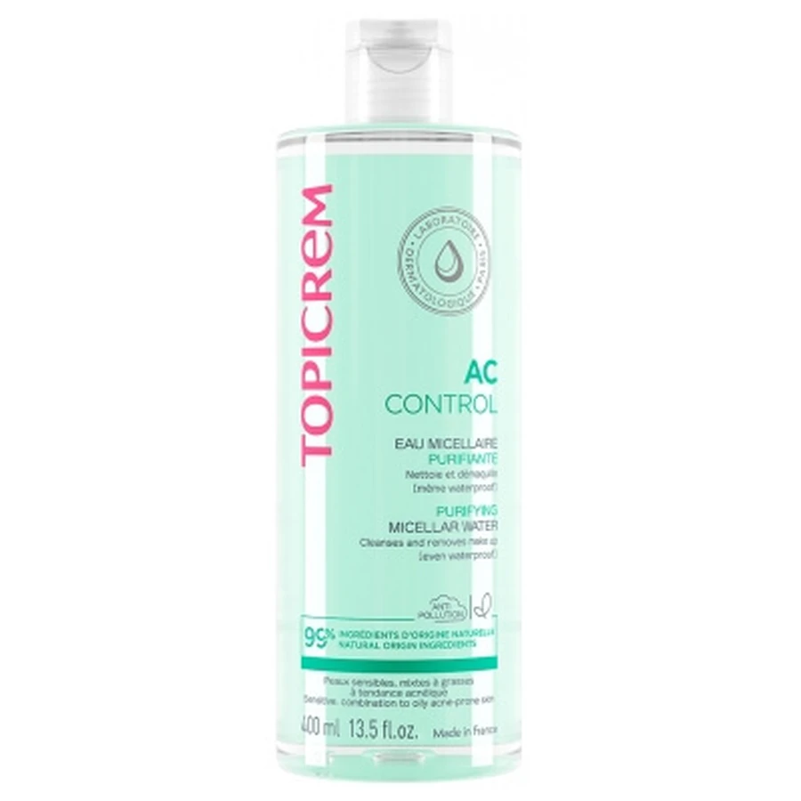 Agua micelar purificante Topicrem AC, 400 ml