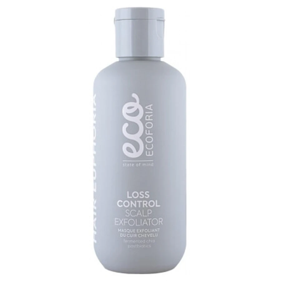 Mascarilla exfoliante para el cuero cabelludo Ecoforia Loss Control, 200 ml
