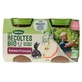 Blédina Les Récoltes Bio Äpfel und Pflaumen, ab 4–6 Monaten, Bio, 2 Gläser