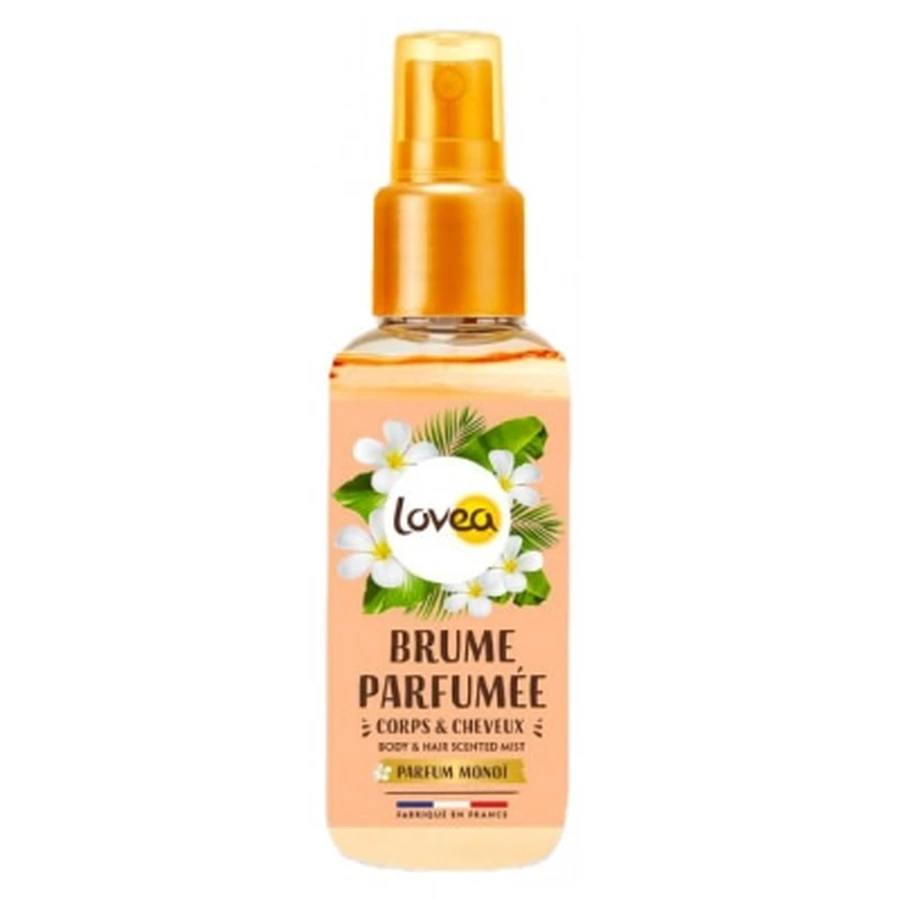 Lovea Bruma perfumada para cuerpo y cabello con aroma a Monoï, 100 ml