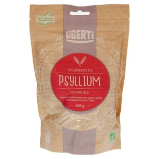 Cáscara de psyllium rubia ecológica de Uberti, 300 g