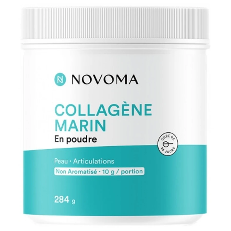 Colágeno marino en polvo Novoma, sin sabor, 284 g