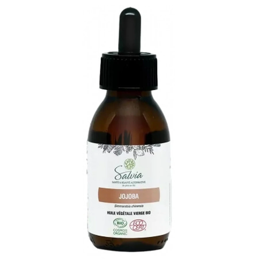 Salvia Nutrition Bio-Jojoba-Pflanzenöl, kaltgepresst, 100 ml
