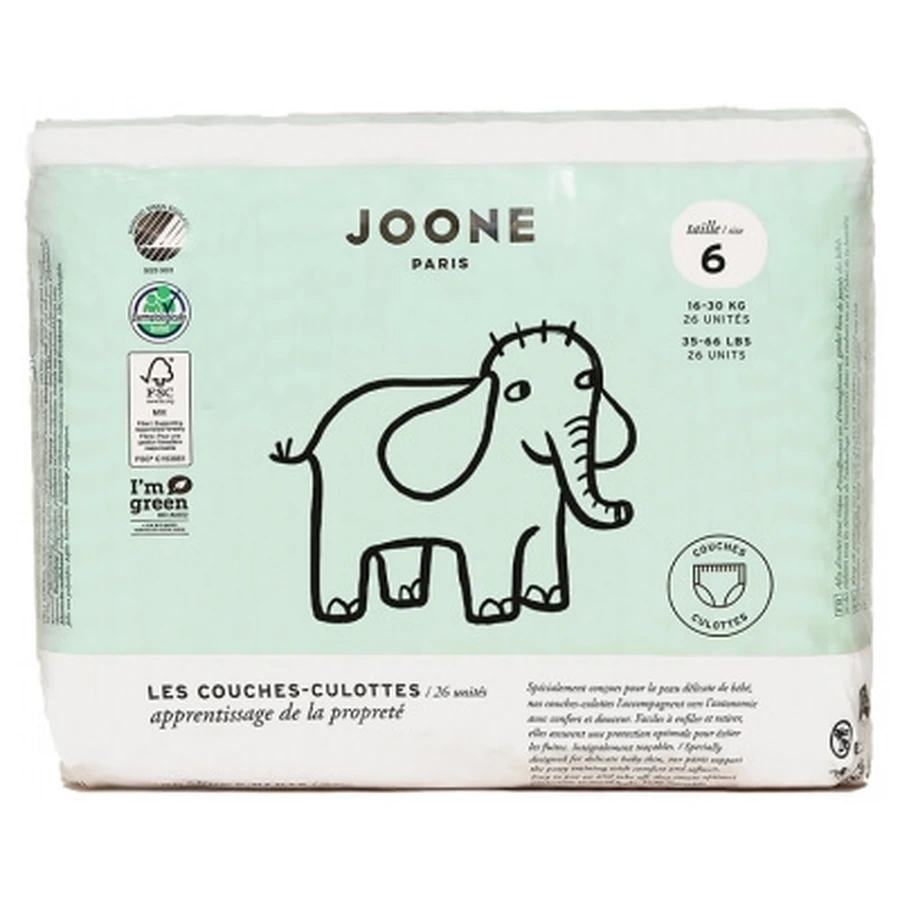 Joone Trainingshosen, Größe 6 (16–30 kg), 26er-Pack