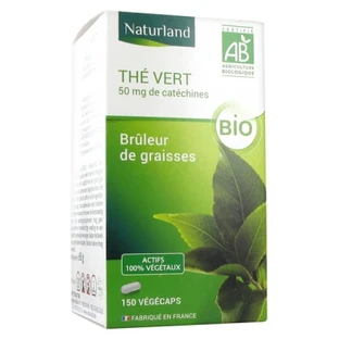 Naturland Thé Vert Bio 150 Végécaps