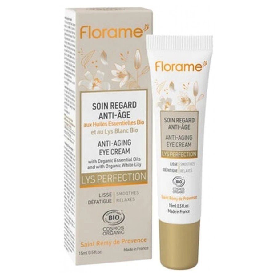 Florame Lys Perfection Bio-Anti-Aging-Augencreme 15 ml
