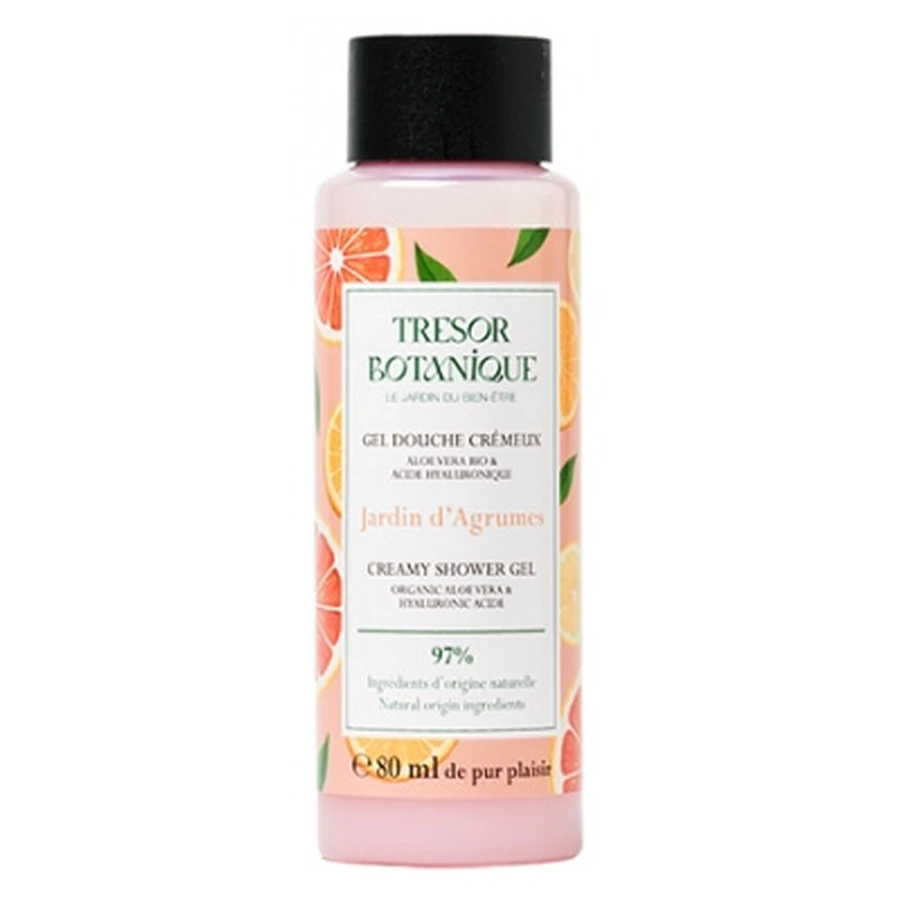 Gel de ducha cremoso Trésor Botanique: Citrus Garden, 80 ml