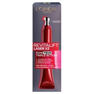 L'Oréal Paris Revitalift Laser x3 Augenpflege mit Dreifachwirkung 15 ml