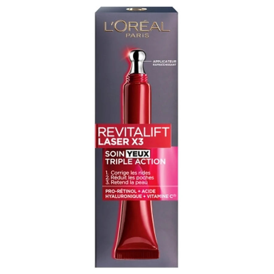 L'Oréal Paris Revitalift Laser x3 Augenpflege mit Dreifachwirkung 15 ml