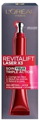 L'Oréal Paris Revitalift Laser x3 Crema para el contorno de ojos de triple acción, 15 ml