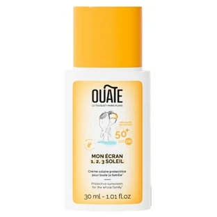 Mon Écran 1,2,3 Soleil SPF 50+ Discos de algodón, 30 ml