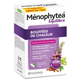 Nutreov Ménophytea Balance Hot Flashes 120 Capsules