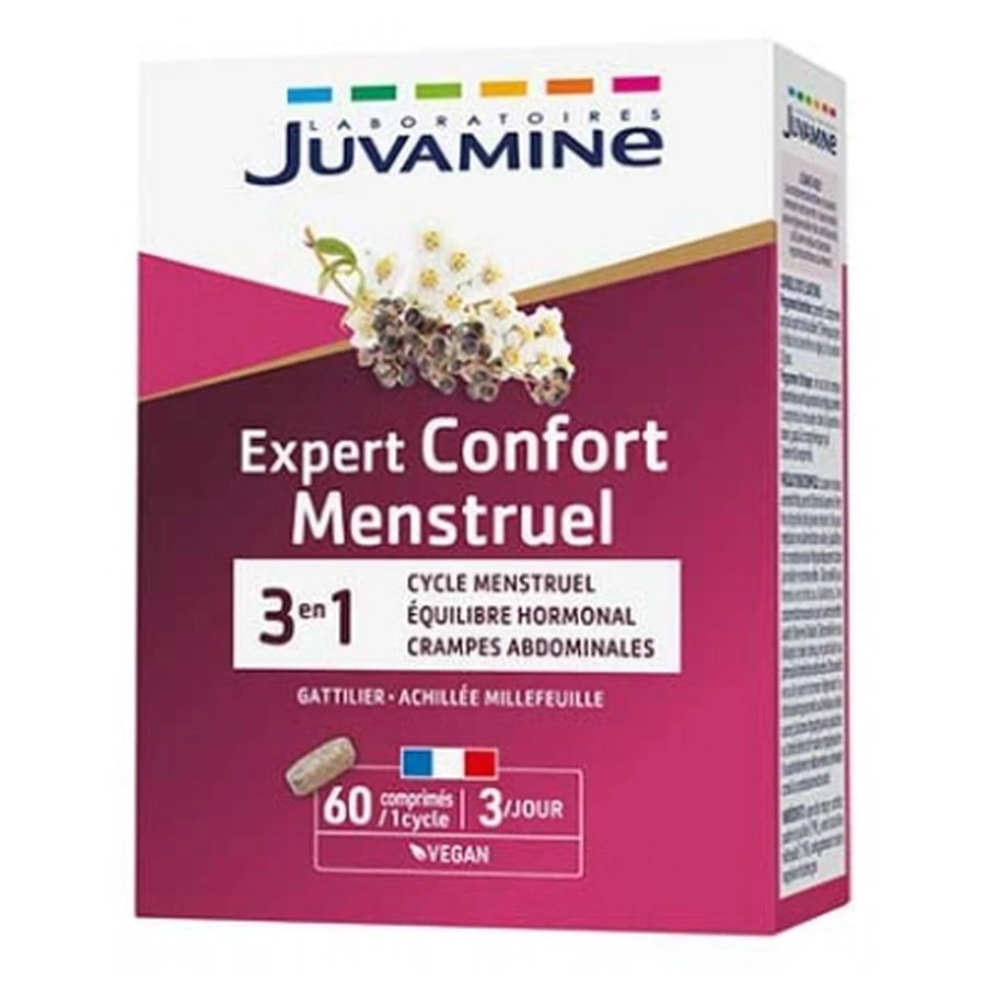 Juvamine Expert 3-in-1 Menstrual Comfort, 60 Tablets