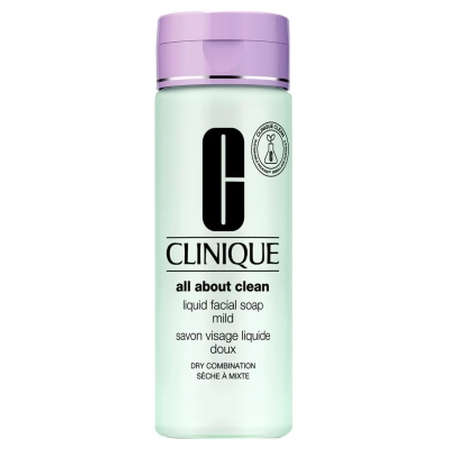 Jabón facial líquido suave de Clinique para piel seca y mixta, 200 ml