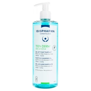 Isispharma Teen Derm Gel Sensitive Nettoyant Purifiant 400 ml