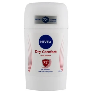 Nivea Dry Comfort Dual Protect 72-uurs anti-transpirant deodorant, 50 ml