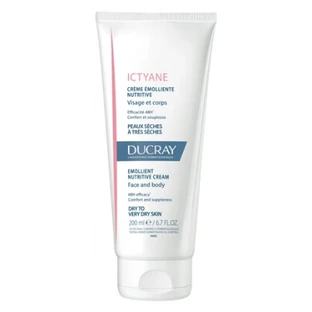 Ducray Ictyane Nourishing Emollient Cream for Face and Body, 200 ml