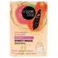 Organic Shop: Mascarilla en láminas antioxidante y antienvejecimiento de guayaba y papaya, 1 mascarilla, 25 g