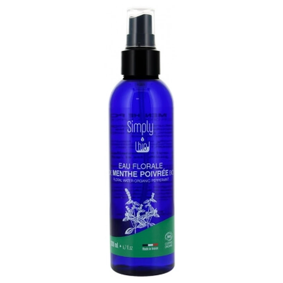 Simply Bio Eau Florale de Menthe Poivrée Bio 200 ml