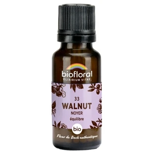 Biofloral Rimedi floreali di Bach 33 Walnut Biologico 19,5 g