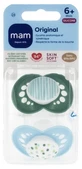 MAM 2 Original Classic Pacifiers, 6 Months and Up