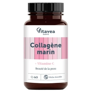 Vitavea Meereskollagen + Vitamin C für schöne Haut, 60 Tabletten