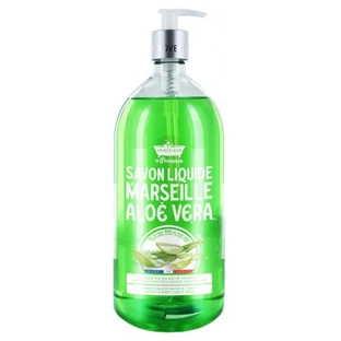 Jabón de Marsella «Les Petits Bains de Provence» con aloe vera, 1 L