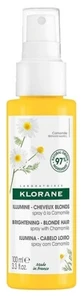 Klorane Illumine - Spray de manzanilla para cabello rubio, 100 ml