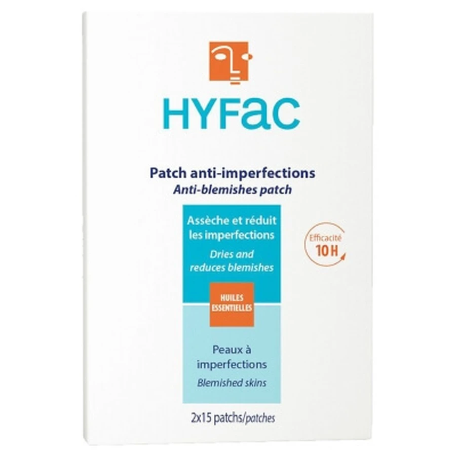 Hyfac Patch Spécial Imperfections 2 Sachets de 15 Patchs