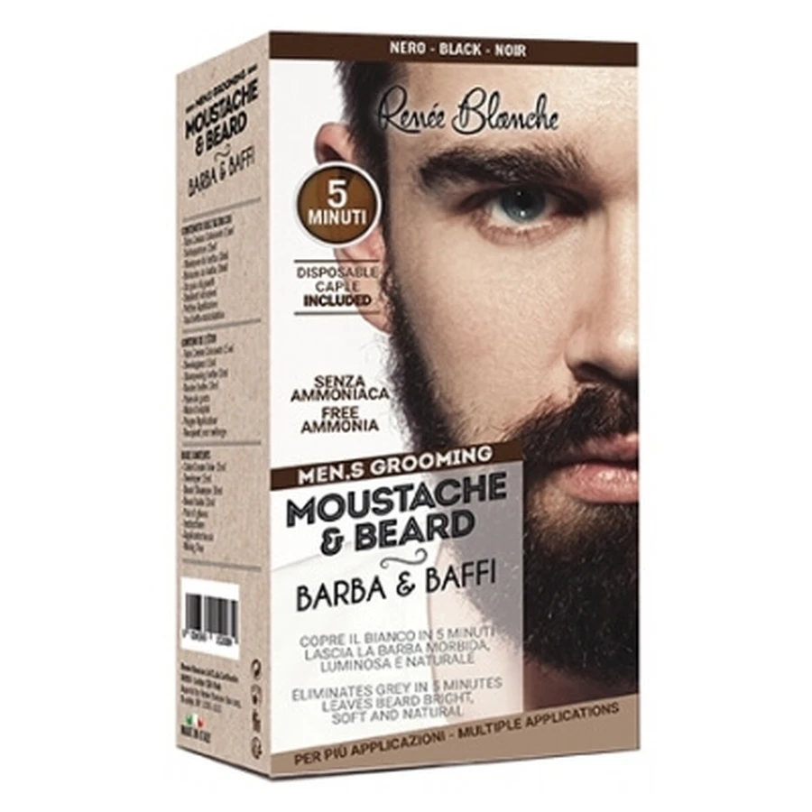 Renée Blanche Kit Coloration Barbe & Moustache Noir