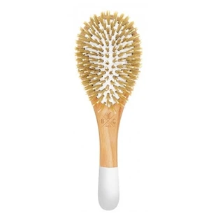 Cepillo grande de nylon con pelo de jabalí de madera de Bachca