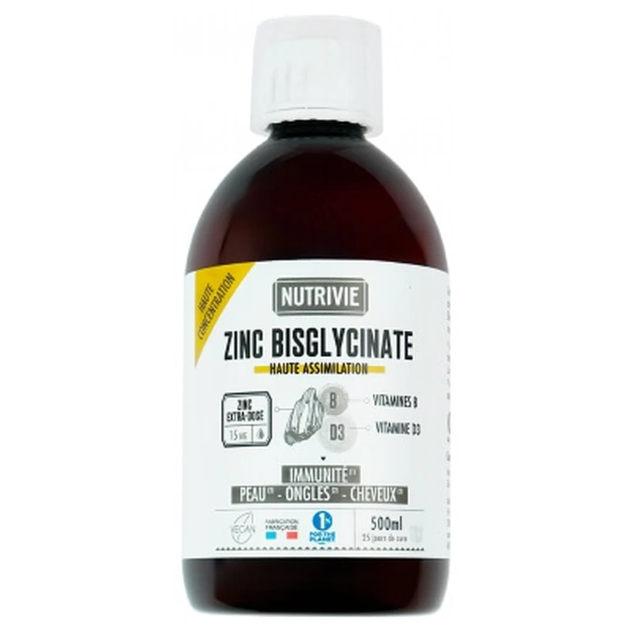 Nutrivie Zinkbisglycinat 15 mg 500 ml