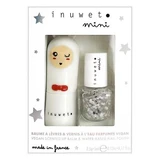 Inuwet Lip Balm Set 3.5 g + Cotton Candy-Scented Water-Based Nail Polish 5 ml