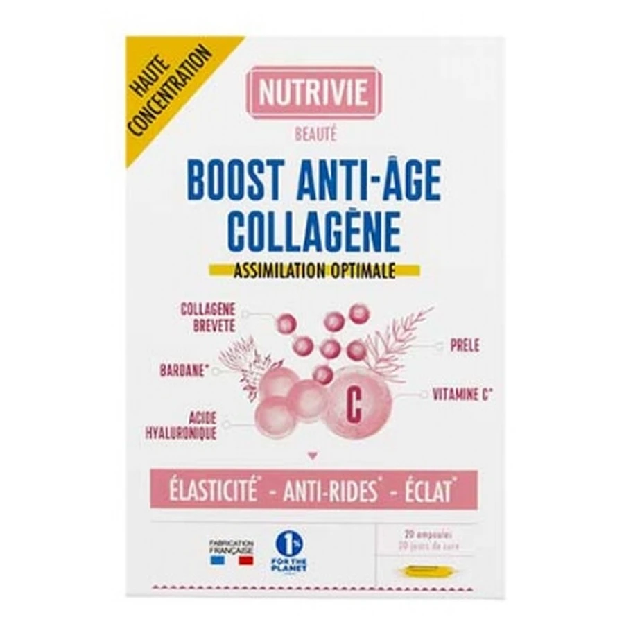 Nutrivie Boost Anti-Aging Collageen, 20 ampullen