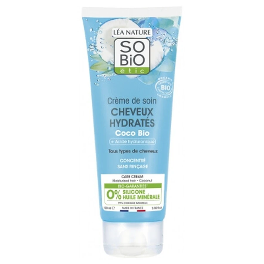 Léa Nature SO BIO étic Crème de Soin Cheveux Hydratés Bio 100 ml
